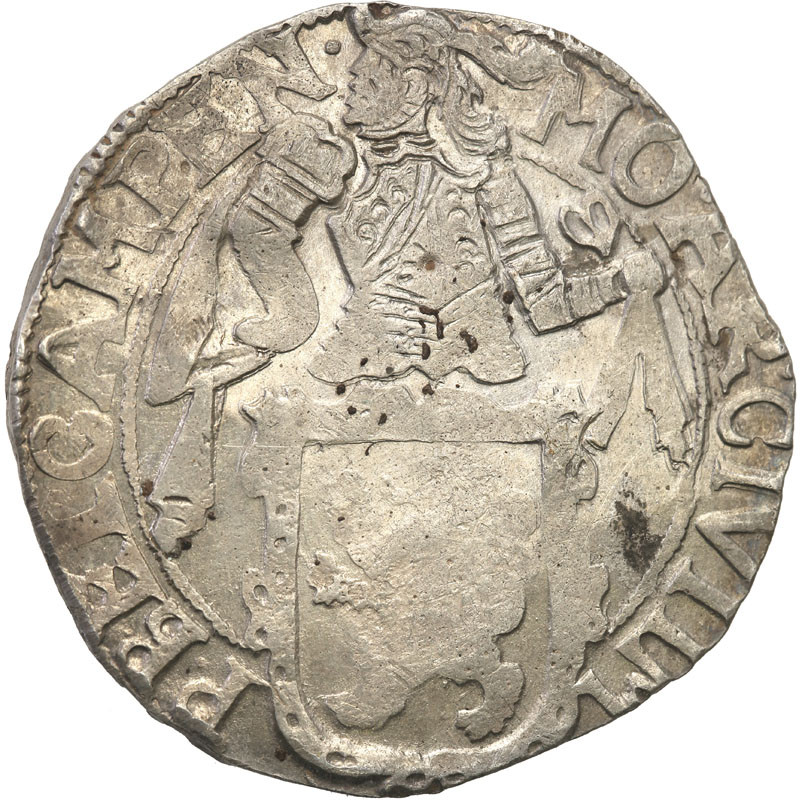Niderlandy, Campen. Talar lewkowy (Leeuwendaalder) 1648